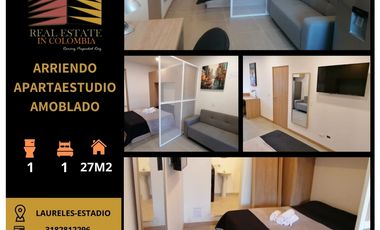 APARTAESTUDIO AMOBLADO EN ARRIENDO-CERCA DE LA 70 Y DEL ESTADIO