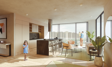 Departamentos en venta frente al campo golf en Marina Vallarta