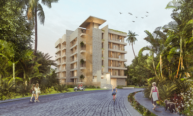 Departamentos en venta frente al campo golf en Marina Vallarta