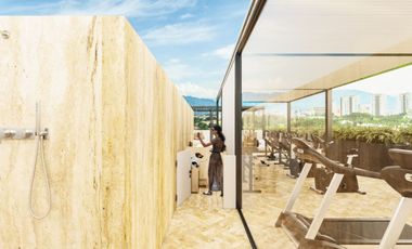 Departamentos en venta frente al campo golf en Marina Vallarta