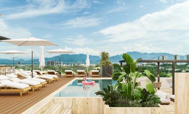 Departamentos en venta frente al campo golf en Marina Vallarta