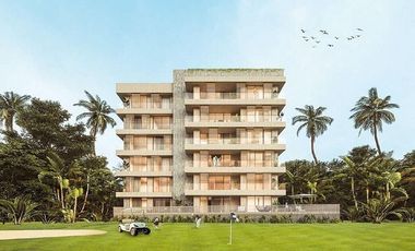 Departamentos en venta frente al campo golf en Marina Vallarta