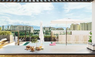 Departamentos en venta frente al campo golf en Marina Vallarta