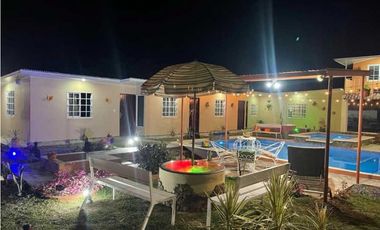 ALQUILER DE CASA EN NUEVA GORGONA, PISCINA Y AMOBLADA, 20 PAX