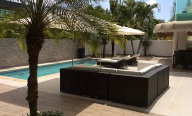 ALQUILO CASA CON PISCINA EN COSTA SUR LB