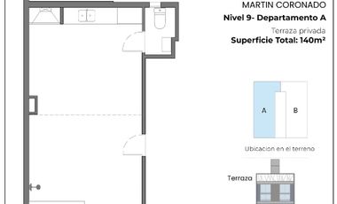 Departamento en venta en Martin Coronado
