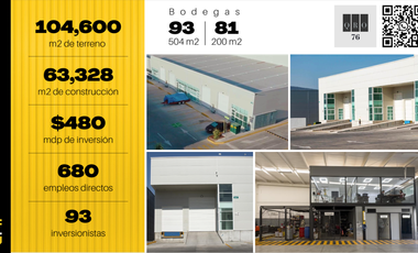 Venta Nave Industrial (220m2) Lib. Norponiente, Huertas La Joya, Qro76 $3.7mdp