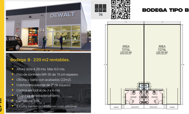 Venta Nave Industrial (220m2) Lib. Norponiente, Huertas La Joya, Qro76 $3.7mdp