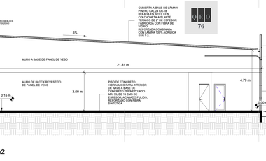 Venta Nave Industrial (220m2) Lib. Norponiente, Huertas La Joya, Qro76 $3.7mdp