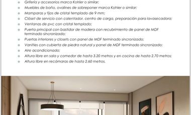 Departamento en Venta Country Club Guadalajara, Vista al Campo de Golf.