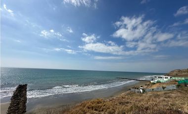 TERRENO EN PRIMERA LNEA AL MAR DE 1.000 M2, EN URB MARINA BLUE, MANTA