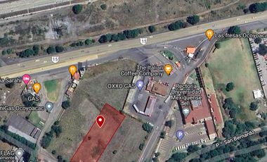 Terreno en  venta cerca carretra mexico toluca