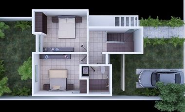 Casas en Caucel Lasso Habitat modelo Horio 98