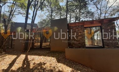 PINARES DE TAPALPA -  CABAÑA MODERNA ECOLOGICA TERRENO MUY ARBOLADO TAPALPA