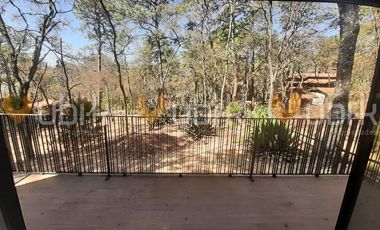 PINARES DE TAPALPA -  CABAÑA MODERNA ECOLOGICA TERRENO MUY ARBOLADO TAPALPA