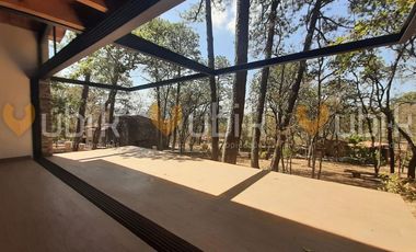 PINARES DE TAPALPA -  CABAÑA MODERNA ECOLOGICA TERRENO MUY ARBOLADO TAPALPA