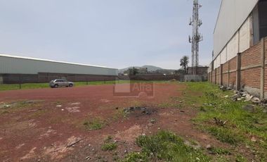 RENTA TERRENO COMERCIAL  E INDUSTRIAL PARA BODEGA O ALMACENAJE LOS HORNOS, IXTAPALUCA