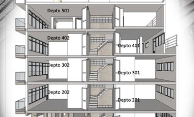 Edificio en venta con 8 deptos  HM/5/20/Z Viaducto Piedad Iztacalco CDMX