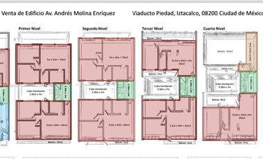 Edificio en venta con 8 deptos  HM/5/20/Z Viaducto Piedad Iztacalco CDMX