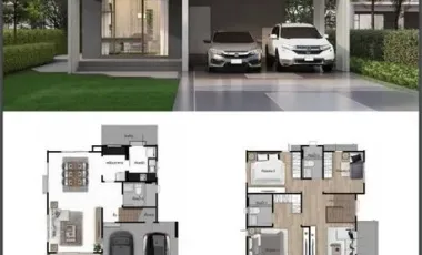 For rent or sale 3 Bedroom Detached House in Setthasiri Wongwaen-Lamlukka in Bueng Kham Phroi, Lam Luk Ka, Pathum Thani