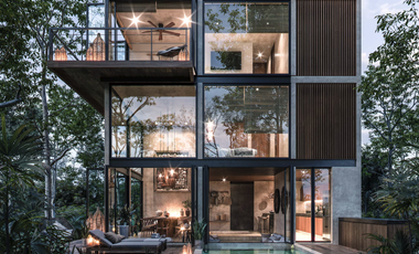 Villas de Lujo en Copropiedad para Inversión en TROBBU TULUM