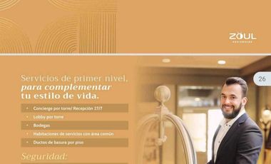 DEPARTAMENTO NUEVO PISO 2 ZOUL RESIDENCES QUERETARO RDV240617-AE