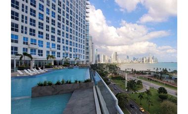 ALQUILER APARTAMENTO AMOBLADO CON VISTA AL MAR EN AV. BALBOA