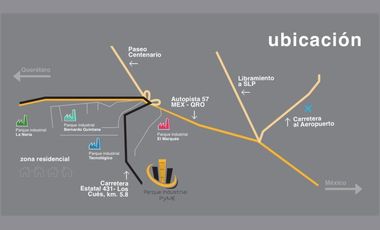 Terreno en venta en Parque Tecnológico Innovación Querétaro, El Marqués, Querétaro