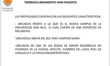 Terreno en venta en Mompaní, Querétaro, Querétaro