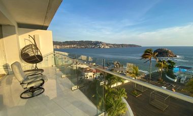 Depto. sobre Costera y Playa, HERMOSA VISTA