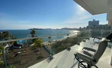 Depto. sobre Costera y Playa, HERMOSA VISTA