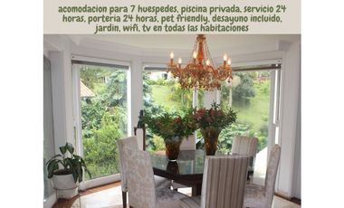 Casa Campestre Amoblada en Arriendo Envigado Sector Loma del Chocho
