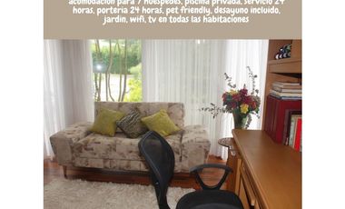 Casa Campestre Amoblada en Arriendo Envigado Sector Loma del Chocho