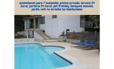 Casa Campestre Amoblada en Arriendo Envigado Sector Loma del Chocho