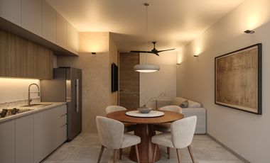 Departamento en venta Mérida Yucatán, Privada Maktub Temozón Norte