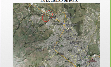 ALQUILA LOTE TOROBAJO PASTO