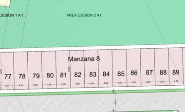 Lote urbano en la Pradera