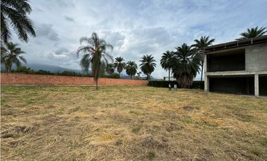 Lote con casa mejora en venta Condominio Campestre Terranova Palmira