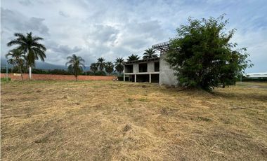 Lote con casa mejora en venta Condominio Campestre Terranova Palmira