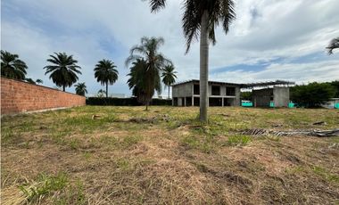 Lote con casa mejora en venta Condominio Campestre Terranova Palmira