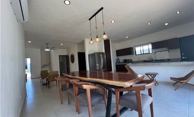 Renta casa amueblacon recámara en planta baja Zendera Conkal Mérida