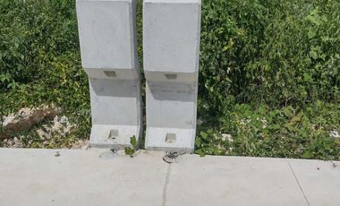 Terreno residencial con servicios en Conkal