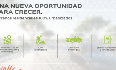 Terreno residencial con servicios en Conkal