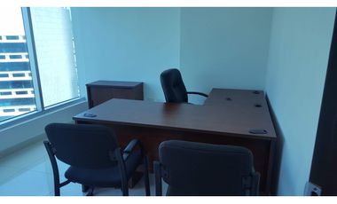 Se alquila oficina amoblada, grande y cómoda.