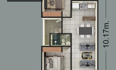 Departamento en Residencial Los Bosques