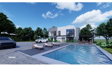 LOTE EN PARCELACIÓN CON CASA EN CONSTRUCCIÓN EN VENTA EN SOPETRN