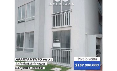 Se vende apartamento conjunto Bambú - Soledad