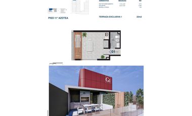 Rosario: Juan Manuel de Rosas 1177 Departamento 1 dormitorio desde 42 m2 hasta 47 m2 al frente con balcón, Santa Fe, Argentina