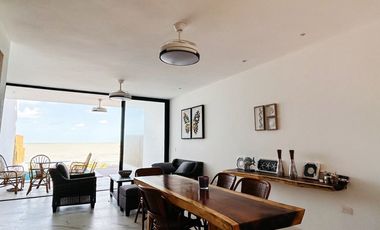 Hermosa villa en Venta frente al Mar en las playa de san Benito Yucatan