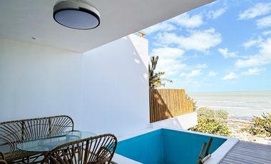 Hermosa villa en Venta frente al Mar en las playa de san Benito Yucatan